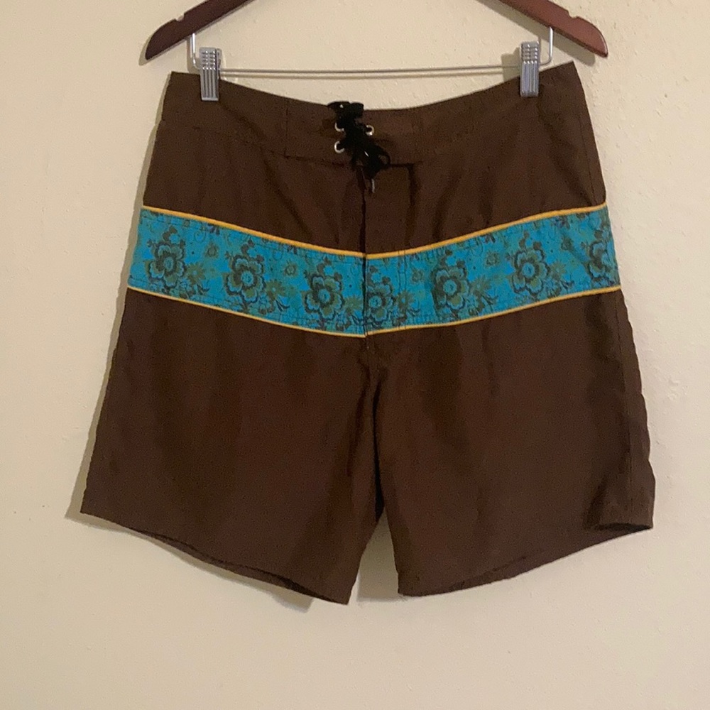 Toes on the Nose surf trunks.